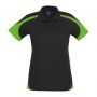 p401ls Biz Collection Ladies Talon Polo Black/Green – Promotrenz