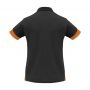 p401ls Biz Collection Ladies Talon Polo Black/Orange – Promotrenz