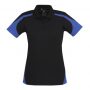 p401ls Biz Collection Ladies Talon Polo Black/Royal – Promotrenz