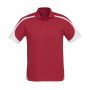 p401ms Biz Collection Mens Talon Polo Red White Front