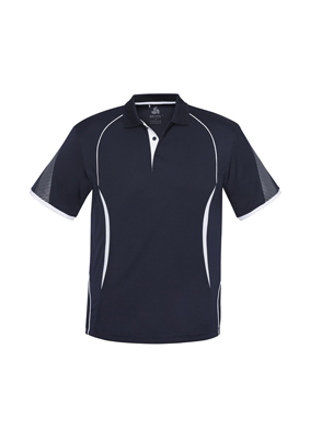 The Biz Collection Mens Razor Polo Shirt is made from 100% Biz Cool Polyester. Contrast panels and piping. 14 colour combos. Great branded polos & sportswear.