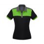 p500ls Biz Collection Ladies Charger Polo – Black/Green