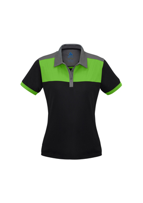 The Biz Collection Ladies Charger Polo Shirt is made from 100% BIZ COOL™ Polyester sports fabric.  Modern Fit.  5 colours. Great branded biz cool polos & uniforms.