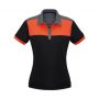 p500ls Biz Collection Ladies Charger Polo – Black/Orange