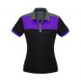 p500ls Biz Collection Ladies Charger Polo – Black/Purple