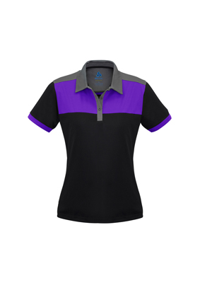 The Biz Collection Ladies Charger Polo Shirt is made from 100% BIZ COOL™ Polyester sports fabric.  Modern Fit.  5 colours. Great branded biz cool polos & uniforms.