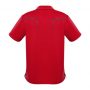 p604ms Biz Collection Cyber Polo Red Silver Back