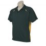 p7700b Biz Collection Kids Splice Polo Forest Gold Front