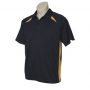 p7700b Biz Collection Kids Splice Polo Navy Gold Front