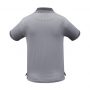 p9100 Biz Collection Mens Noosa Self Check Polo Silver Grey Black Back