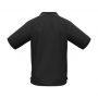 p9900 Biz Collection Mens Resort Polo Black Charcoal Back