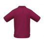 p9900 Biz Collection Mens Resort Polo Cherry Maroon Back