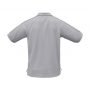 p9900 Biz Collection Mens Resort Polo Grey Charcoal Back