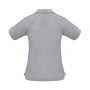 p9925 Biz Collection Ladies Resort Polo Grey Charcoal Back