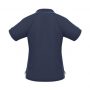 p9925 Biz Collection Ladies Resort Polo Navy Mid Blue Back