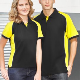 The Biz Collection Mens Nitro Polo is a 65% polyester, 35% cotton pique knit.  In 7 colours.  Sizes S - 5XL.  Great branded polos & printed promo clothing.