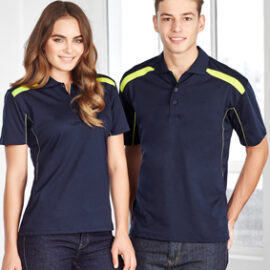 The Biz Collection Mens United Short Sleeve Polo is a BIZ COOL™ 100% Breathable Polyester polo shirt.  15 colours.  Great branded biz cool polos & uniforms.