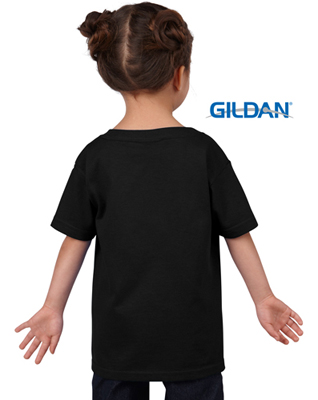 The Gildan Heavy Cotton Toddler T Shirt is a 50% cotton/50% polyester tee. Sizes 2 - 6. Great cost effective kids tees for printing and events.