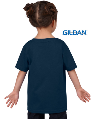 The Gildan Heavy Cotton Toddler T Shirt is a 50% cotton/50% polyester tee. Sizes 2 - 6. Great cost effective kids tees for printing and events.
