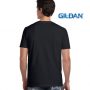 64v00 Gildan Softstyle Adults V-Neck T Shirt Black – Promotrenz