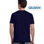 64v00 Gildan Softstyle Adult V-Neck T Shirt Navy – Promotrenz