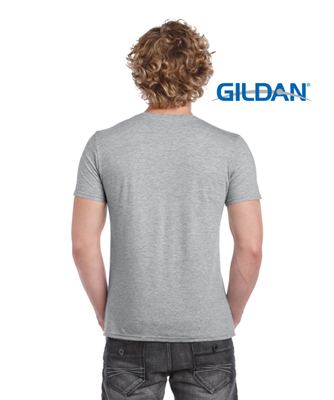 The Gildan Softstyle Adult V-Neck T Shirt is a 150gm cotton jersey knit tee.  4 colours.  Semi Fitted.  S - 3XL.  Great cotton tees from Gildan.