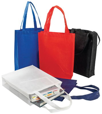 The Legend Life Large Non Woven Tote Bag is great for retailers.  Overlocked seams and short carry handles.  Available in 14 colours.  Great branded tote bags.
