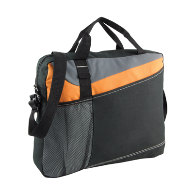 The Legend Life Delegate Satchel is available in 3 colours and comes with a  front mesh pocket for a water bottle.  Great branded satchels & promo bags.