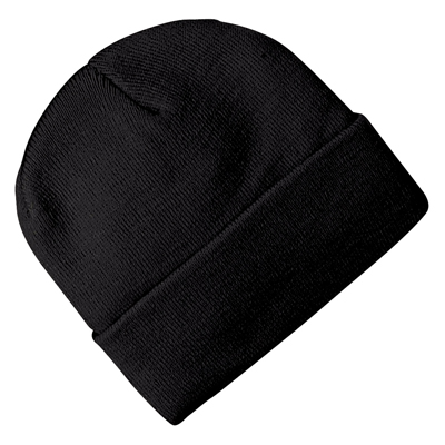 The Legend Life Acrylic Beanie has a roll up cuff - one size fits all. 6 colours.  Embroidery available.  Great branded beanies for winter & staff uniforms.