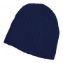 4235 Legend Life Cable Knit Beanie Navy