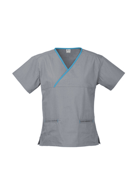 The Biz Collection Crossover Scrubs Top is a 65% polyester scrub top.  155gsm.  6 colour combinations.  Great healthcare scrubs uniforms.