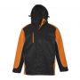 j10110 Biz Collection Unisex Nitro Jacket – Black/Orange/White