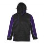 j10110 Biz Collection Unisex Nitro Jacket – Black/Purple/White