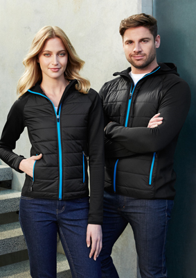 The Biz Collection Stealth Womens Hoodie Jacket is a warm hoodie jacket.  Available in 5 colour options.  XS - 2XL.  Great branded insulated hoodie jackets.