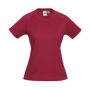 t301ls Biz Collection Ladies Sprint Tee red
