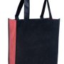 b363 Legend Life Non Woven A4 Tote 2 tone black Red