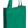 b363 Legend Life Non Woven A4 Tote 2 tone Green Bottle