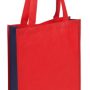 b363 Legend Life Non Woven A4 Tote 2 tone Red Navy