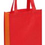 b363 Legend Life Non Woven A4 Tote 2 tone Red Orange