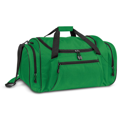 The Trends Collection Champion Duffle Bag is a large duffle bag in 600D polyester. Multiple pockets & features. Great branded duffle bags & promo products.