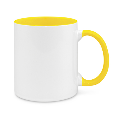 The Trends Collection Madrid Coffee Mug is a 300ml ceramic coffee mug. 9 colour options with White. Great branded promotional drink ware product.