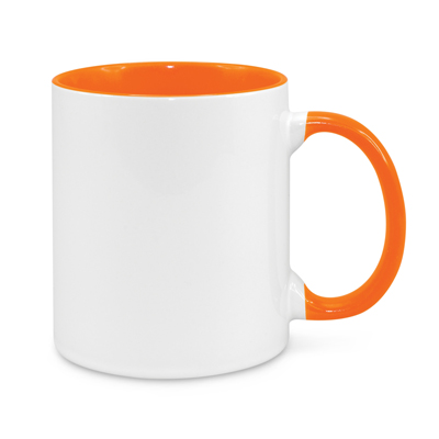 The Trends Collection Madrid Coffee Mug is a 300ml ceramic coffee mug. 9 colour options with White. Great branded promotional drink ware product.