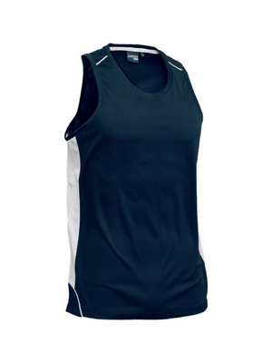 The Aurora Matchpace Singlet is 100% polyester, quick drying and breathable. Available in 6 colour combinations. Sizes XS- 5XL. Great sports apparel.