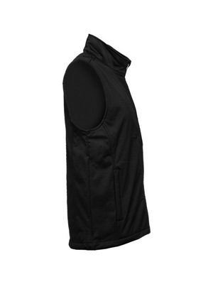 The Aurora Mens 3k Softshell Vest is a water resistant, breathable, wind blocking vest.  In Black or Navy.  Sizes S - 5XL.  Available in Black.  Great branded vests.