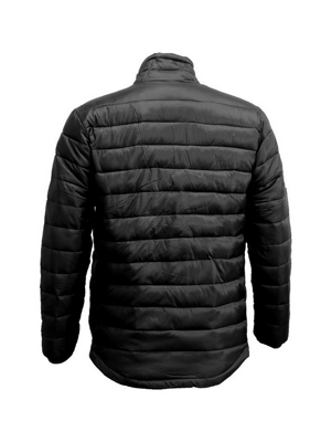 The Aurora Mens Ultralite Puffer Jacket used 100% recycled synthetic down.  Available in Black & Navy.  Sizes XS - 5XL.  Great warm branded winter apparel.