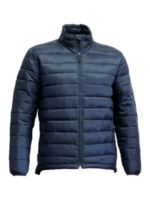 The Aurora Mens Ultralite Puffer Jacket used 100% recycled synthetic down.  Available in Black & Navy.  Sizes XS - 5XL.  Great warm branded winter apparel.