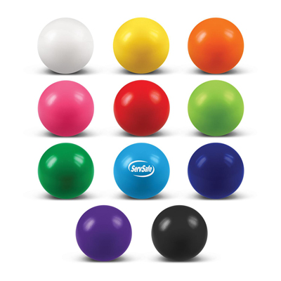 The Trends Stress Ball is a round anti stress ball made from P.U.  68mm diameter.  Available in 12 colours.  Great branded anti stress balls.