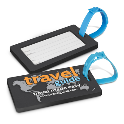 The TRENDS PVC Luggage Tag is a soft and flexible PVC rubber luggage tag with removable address label.  Pricing includes up to 4 colours.