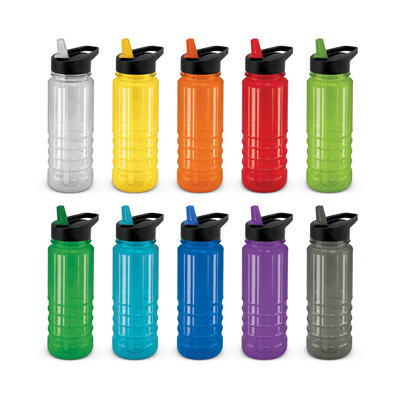 The Trends Collection Triton Drink Bottle is a recyclable 750ml BPA free drink bottle.  10 colours.  Great branded promotional drink ware product.