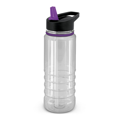 The Trends Collection Triton Elite Drink Bottle is a 750ml drink bottle. Black or Clear bottle. 9 coloured lids. Great branded mix n match drink bottles.